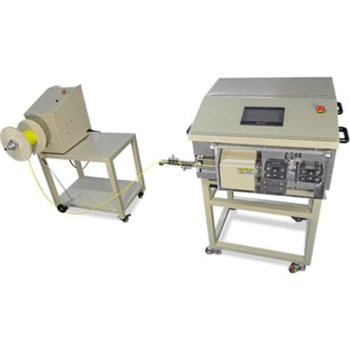 EW-06H High-accuracy Fully Automatic Electric cable coaxial wire stripping machine with feeding machine