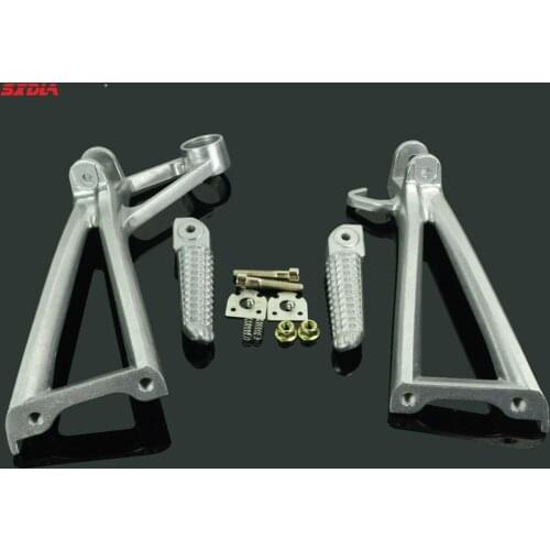 Motorcycle Rear Footrest Rear Footpegs Foot Peg Rests Pedals For Yamaha YZF R6 2003-2005 YZF R6S 2006-2009