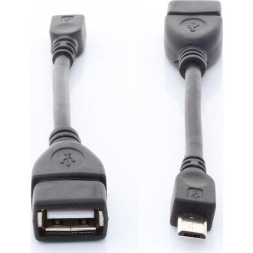 300pcs/lot Micro USB Host Cable OTG 10cm 5pin Mini Usb Cable for Tablet PC Mobile Phone MP4 MP5 Smart Phone
