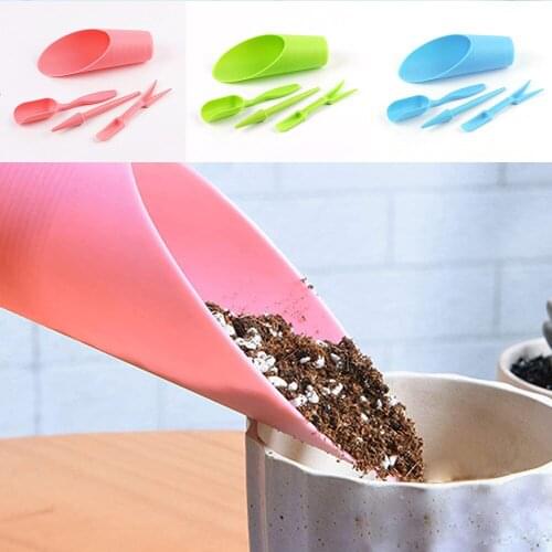 4pcs Garden Planter Kits DIY Accessories Sowing Succulents Transplant Seedlings Planted Tools Bonsai Fertilizer Drilling Device