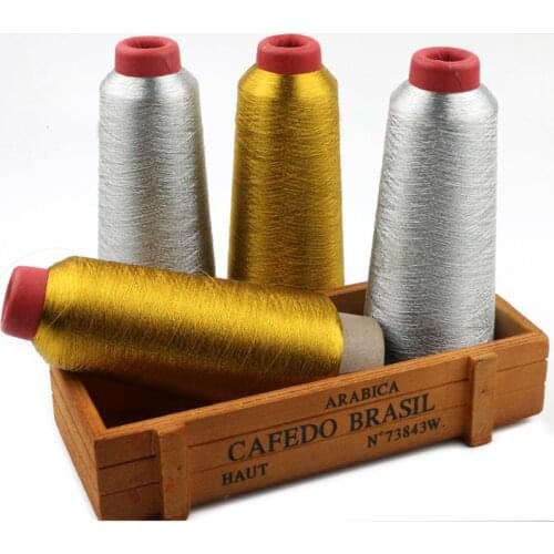 5pcs3600m gold thread silver thread computer embroidery cross stitch silk thread DIY gold and silver thread sewing thread
