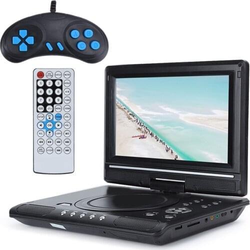 9.8 Inch Portable Mobile DVD Player With Mini TV High Definition Player 100‑240V Home Audio Video Portable Tv