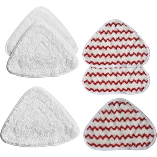 AD-6 Pack Microfiber Pad Replacement Covers for Vileda Steam Cleaner Accessories Home Kitchen Cleaning
