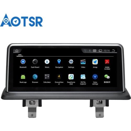 Aotsr Android 4.4 Car GPS Navigation NO DVD Player Headunit For BMW E87 (2006-2012) With Idrive 1 Din Radio Multimedia Stereo