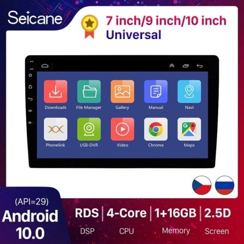 Seicane 10 Inch 2Din Universal Android 9.1 GPS Navi Car Stereo Multimedia Player For Honda VW Hyundai Kia Suzuki Toyota Nissan