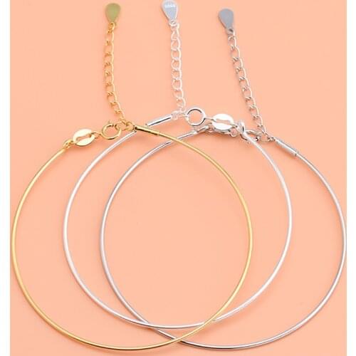 925 Sterling Silver beaded bracelet, spiral bracelet, pendant beads can be strung through the heart chain bracelet accessories