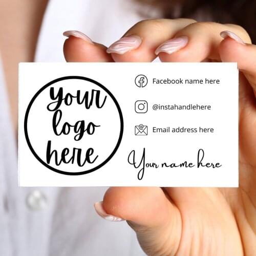 Carddsgn Customized Business Cards AndThank You For Supporting My Small Business Note Cards- 3 "x 2" In Size