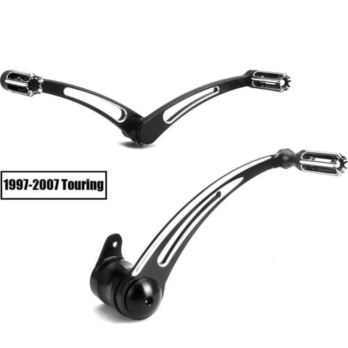 Gauge Brake shifter levers pegs for harley Touring road king flhr Electra Glide FLHT FLTR Street Glide FLHX 1997-2007
