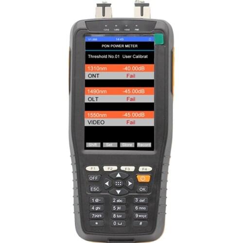 DHL FAST SHIP TM70B PON Fiber Optic Power Meter with wavelengths 1310/1490/1550nm TM70B optic fiber equipment PON Power Meter