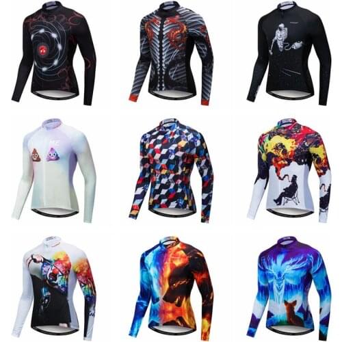 2021team Bike Jersey long sleeve Road Bike shirts Cycling clothing breathable MTB maillot Ropa Ciclismo high quality