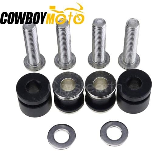 Motorcycle Sissy Bar Backrest Detachable Docking Hardware Bolts Kit Set For 2013-2017 Harley Breakout FXSB 13 14 15 16 17