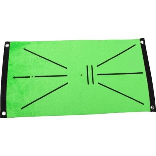 Golf Training Mat Golf Hitting Mat Golf Practice Turf Mat Portable Golf Putting Practice Aids Equipment for Yard Office