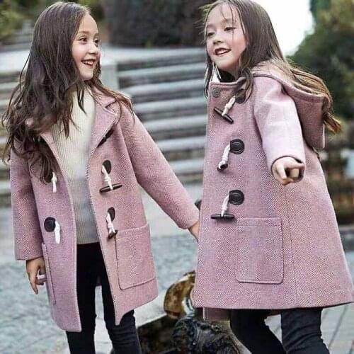 Children Winter Jackets For Kids Girl Casual Hooded Coat 4 5 6 7 8 9 10 11 13 14 Yrs Girls Clothing Outerwear kids Thick Outwear