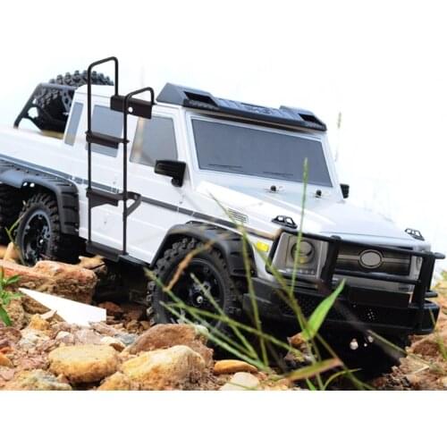 J60B 124x110x26mm Stainess Steel Ladder Metal Black Ladder Stairs Used for Tamiya Model for Trailer Tractor