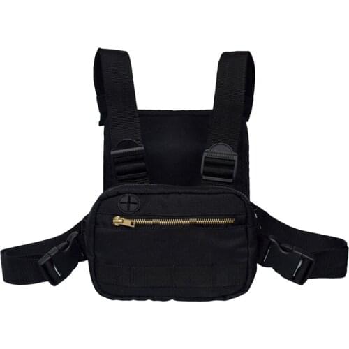 Mini Men Chest Rig Streetwear Outdoor Sports Waist Bag Climbing Shoulder Bag Phone Money Belt Chest Bag
