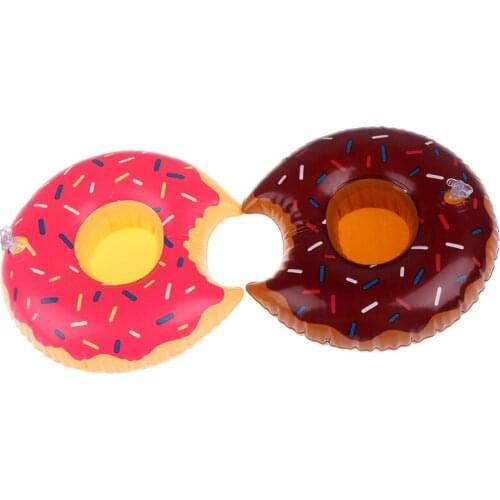 HOT!Inflatable Donut Shape Swimming Ring for Pool Float Swimming Pool Thickened PVC Summer Floating Ring Seat Toys