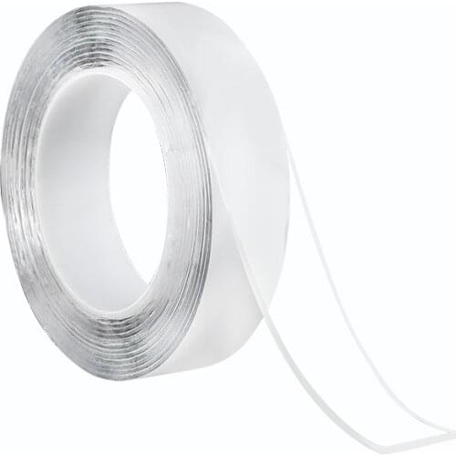 Dubbelzijdig plakband Acryl Transparante Geen Sporen Sticker Voor Led Strip Auto Vaste Tablet Vaste