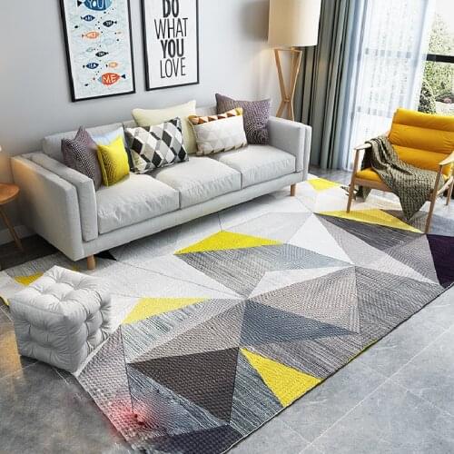 Nordic Style carpet living room floor mat bedroom non-slip blanket living room rug bedroom bedside rectangular floor pad