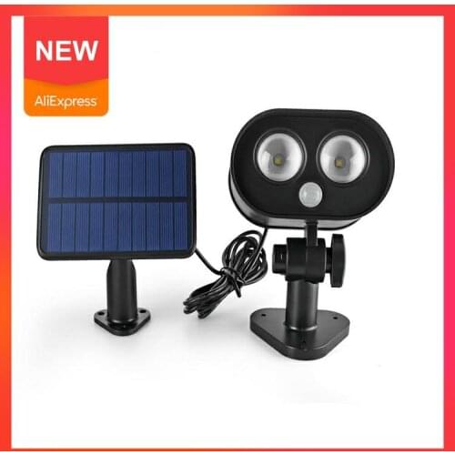 New solar outdoor LED spotlight decoration terrace courtyard security owl body induction spotlight