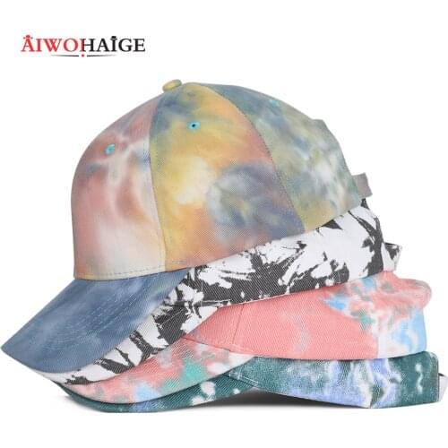2020 popular womans hat Tie-dye process 100% cotton Womans accesories unisex male cap outdoor free shipping wholesale NEW CAP