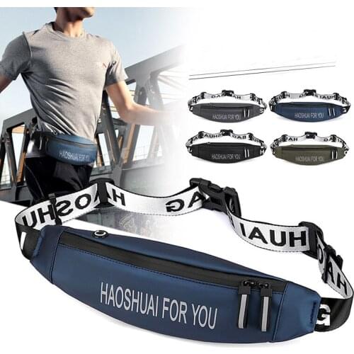 Men Waist Bag Young College Students Travel Women Crossbody Bag Male Belt Bag Waterproof Fashion Fanny Pack Chest Bags