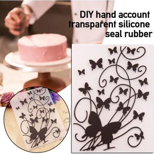 Cake Embossing Die Folders DIY Card Making Supplies Plant Seal Flower Shape Scrapbooking Stamp Butterfly Rose M4J9