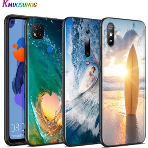 Silicone Cover Surfing Sea Wave For Xiaomi Redmi 9T 9 9C 9A 9AT 9i 8 8A 7 6 Pro 7A 6A 5 5A 4X Plus Phone Case