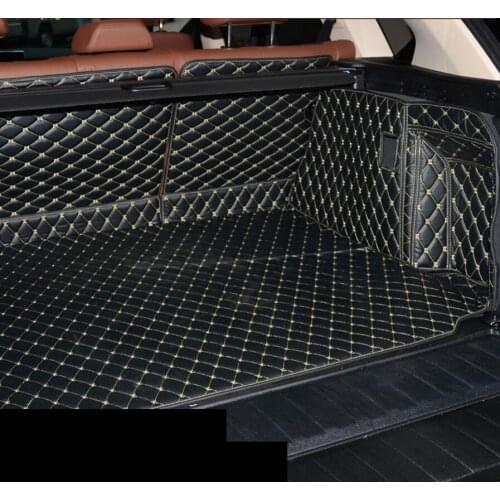 Fiber leather car trunk mat for bmw x5 2007 2008 2009 2010 2011 2012 2013 2014 2015 2016 2017 2018 e70 f15 car accessories