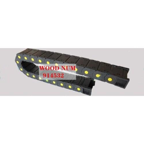 Closed drive chain 25x 25, 38, 50, 57, 77, 103mm 1M plastic towline cable towline