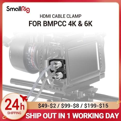 SmallRig Camera HDMI & USB-C Cable Clamp for BMPCC 4K / BMPCC 6K Camera 2246