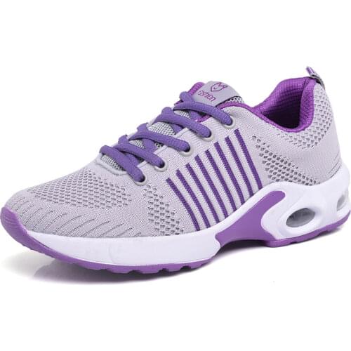 Womens Running Shoes Air Cushion Sneakers Women Walking Jogging Footwear Outdoor Gym Breathable Light Ladies Sports Trainers