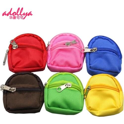 1PCS Doll Bag Accessories For Dolls Mini Backpack Miniature Bag For 1/6 BJD Doll Dress Up Toys For Girls BJD Accessories Gifts