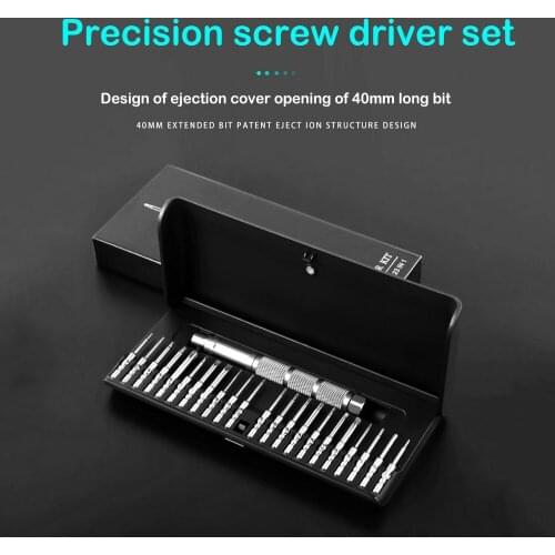 23 in 1 Multifunction Precision Screwdriver Set 4mm S2 Steel Magnetic Screw Driver Bits Kit Electronics Cell Phone Repair Tool