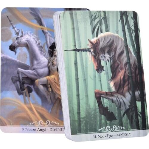 34PCS Tarot Oracle Cards For Animal Horse English Board Plays Rider Waite Party Divination Prophet Card Poker Board Game New