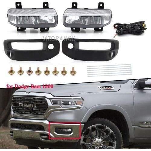 1set Auto led Fog Light Lamp For Dodge Ram 1500 DT 2019-2020 82215273AB 2500 headlights foglights car accessories
