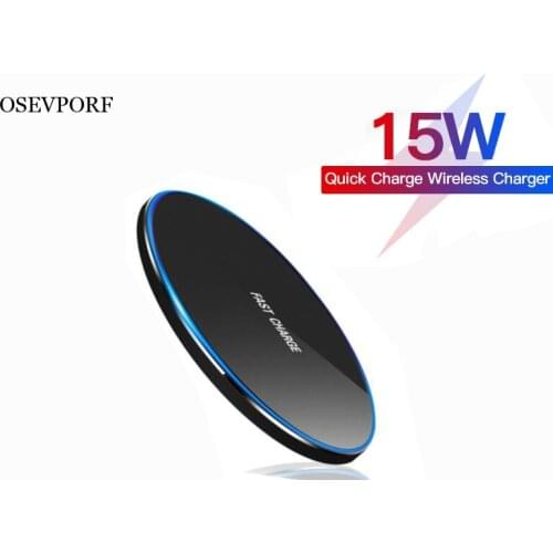Mobile Phone Charger for iPhone 11 12 Pro X XR XS Max Qi Wireless Charger for Samsung Galaxy S10 S20 S8 15W Charger for Xiaomi