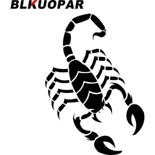 BLKUOPAR for Scorpion Car Stickers Vinyl Graffiti Decals Sunscreen Creative Die Cut Scratch-Proof Caravan Trunk Car Decoration