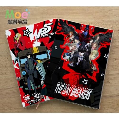 Anime Persona 5 P5 Figure Student Writing Paper Notebook Delicate Eye Protection Notepad Diary Memo Gift