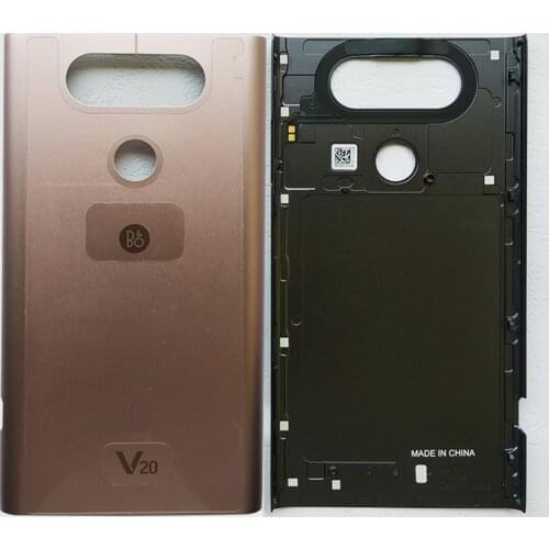 BO Logo For LG V20 Metal 후면 하우징 Rear Housing Battery Cover V20 With NFC Back Case