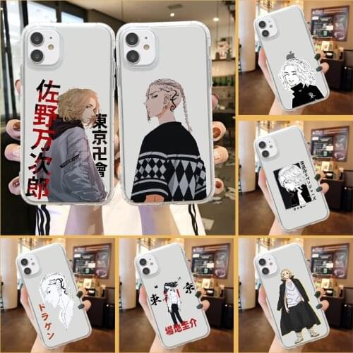 Tokyo Revengers Phone Case For iphone 5 5s se 2 6 6s 7 8 12 mini plus X XS XR 11 PRO MAX transparent tpu prime silicone back