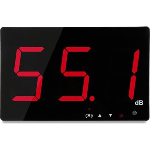 Sound Level Tester Wall Mounted LCD Display Digital Sound Level Meter USB 30-130dB Noise Decibel Monitoring Testers
