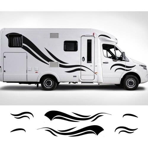 Hot Sale 150cm RV Sticker Tree Decal Mountain Scene Car Sticker Forest Vinyl Graphic Kit RV Trailer Car Sport DIY Accessories