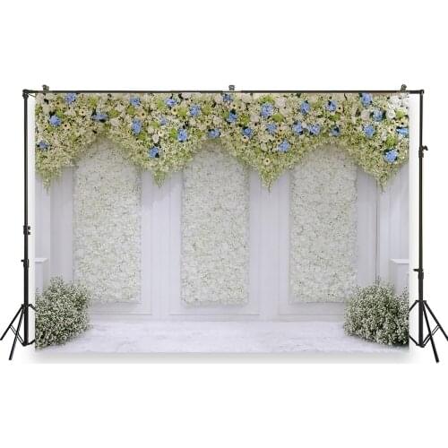 HUAYI Photography Backdrop Wedding Backdrop Birthday Bridal Shower Party Decor Flowers Wall Photo Booth Background Props XT-7325