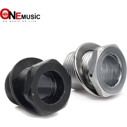 4Set Sealed-Gear Electric Guitar Bass Guitar Tuning Peg Tuner Machine Head Hex Threaded Bushing Ferrules and Mount Screws