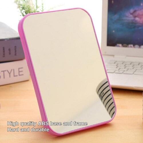 New Desktop Makeup Mirror Foldable Anti-fog Makeup Tool Simple Portable Princess Mirror for Home