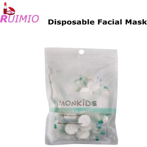 30pcs Disposable Facial Mask Compressed Non-Woven Fabric Face Mask Water Absorption Skin Care Wrapped Masks Tools for Female Gir