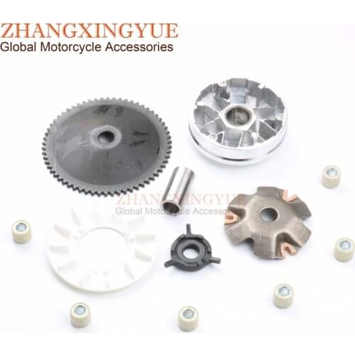 50cc Front Drive Variator Clutch Assembly for MOTOFINO MF50QT-2 MF50QT-7 50cc 4T 139QMB/139QMA