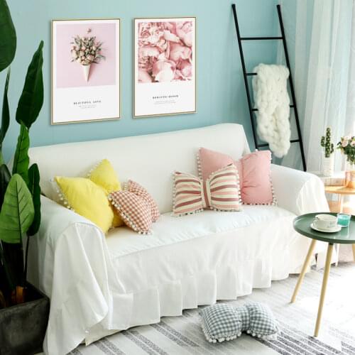 European Luxury Sofa Covers for Living Room Cotton Couch Cover 1/2/3/4 Seaters Slip Cover Anti Slip Settee Cover Sofa Protector