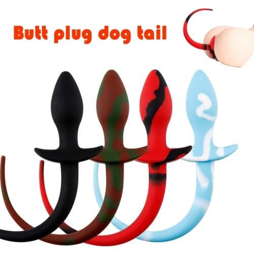 Silicone Butt Plug Dog Tail In The Ass Cosplay Sex Games Annal Tapon Anal Plug Adult Toys Goods Vaginal For Men Women Couple Gay