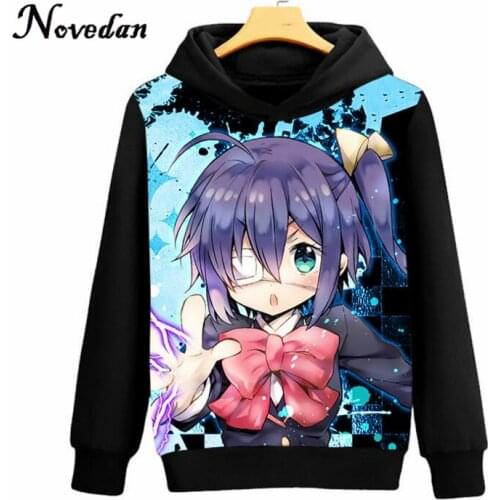 Harajuku Japanese Anime Chuunibyou Demo Koi Ga Shitai Hoodie Kawaii Chuunibyou Cosplay Costume Women Fashion Hooded Sweatshirt
